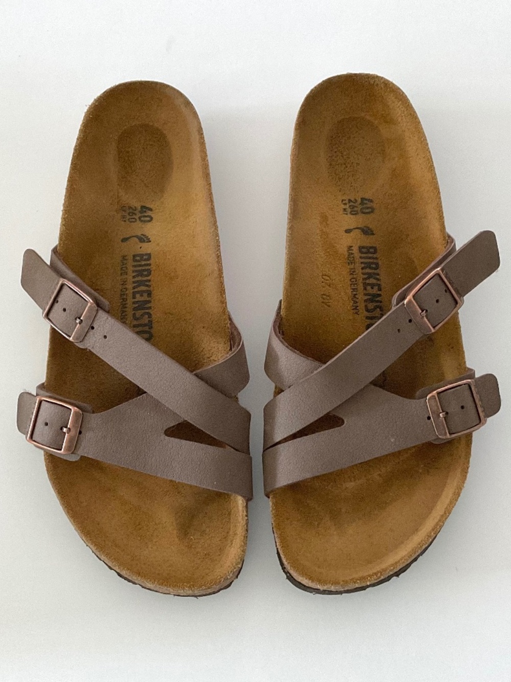BIRKENSTOCK Yao Strap Sandal in Mocha Size 9 LIKE NEW